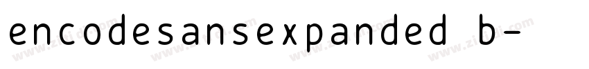 encodesansexpanded b字体转换